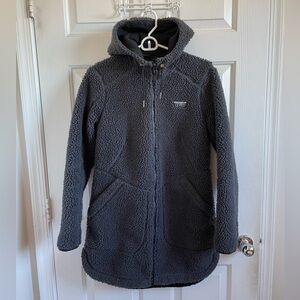 LL Bean Women’s Mountain Pile Fleece Coat Sz Small